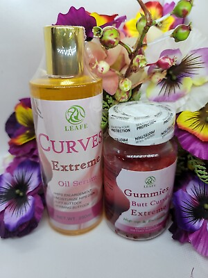 #ad BBL Curves Extreme Enhancement Gummies and Extreme Oil Serum Set