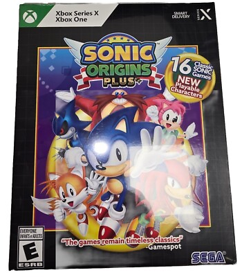 #ad New Sonic Origins Plus Xbox Series X Xbox One *Brand New Sealed*