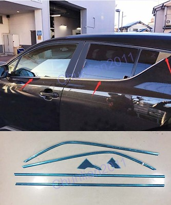 #ad Window Bottom Frame Cover Trim for 2016 2023 Toyota C HR Steel Sill Trims 6PCS