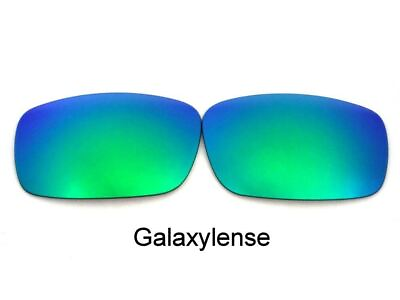 #ad Galaxy Lenses For Oakley Racing Jacket Jawbone Non Vented Green Polarized