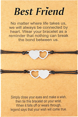 #ad 2 3 4 5 Pcs Friendship Bracelets for Women Handmade Friend Knot Bracelet Infi...