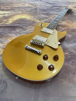 #ad Gold LP electric guitar HH pickup chrome plated hardware mahogany body 6 strings $259.00