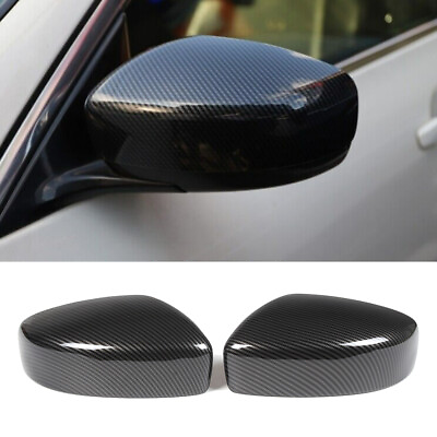 #ad Carbon Fiber Rearview Side Mirror Cap Cover Trim for Infiniti G25 G37 2007 2013