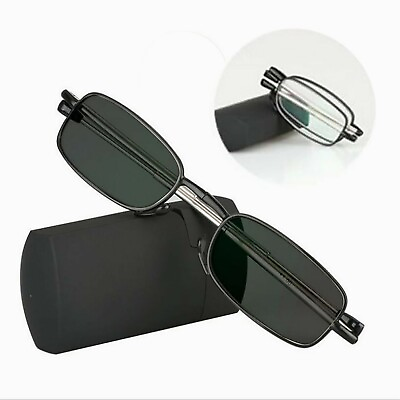 #ad Photochromic Folding Optical Myopia Reading Glasses Custom Strength $17.95