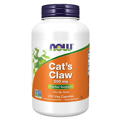 #ad NOW FOODS Cat#x27;s Claw 500 mg 250 Veg Capsules