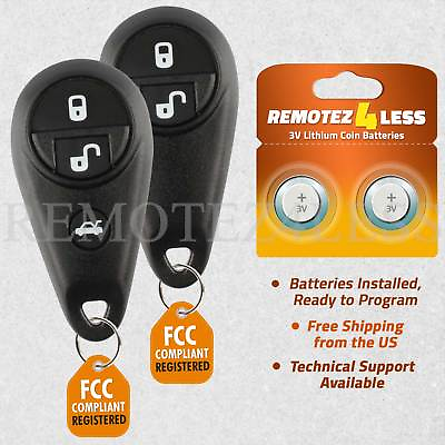 #ad 2 For 2009 2010 Subaru Forester Remote Car Control Keyless Entry Key Alarm Fob