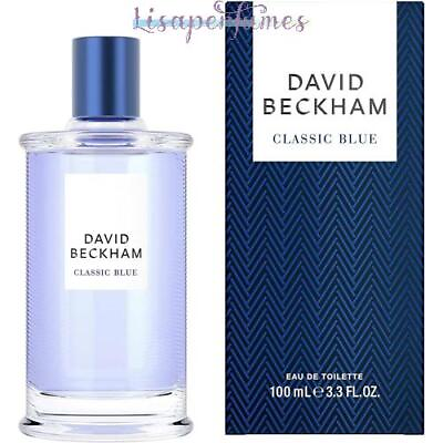 #ad Classic Blue by David Beckham for Men 3.3oz Eau De Toilette Spray NIB $22.95