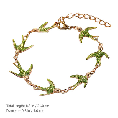 #ad Adjustable Bracelets for Women Charms Girl Green Bangles Girls Miss