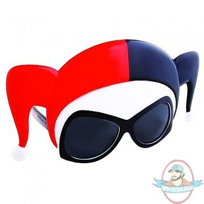 #ad Dc Harley Quinn Sunstaches Sunglasses