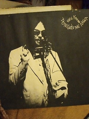 #ad Neil Young TONIGHT#x27;S THE NIGHT Vinyl Insert Reprise Black 1975 1st Pressing $75.00