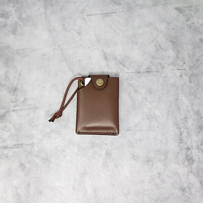 #ad Handmade Leather Wallet Italian Calf Cordovan Leather Minimalist Men#x27;s Wallw