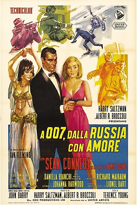 #ad From Russia With Love James Bond 007 Movie Poster Italian Version