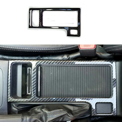 #ad Carbon Fiber Look Watercup Panel Trim Cover For Subaru XV 2012 2017