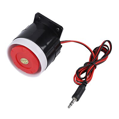 #ad 120dB DC 12V Mini Red Wired Horn Siren Sound Alarm System Warning Horn For H ZTS