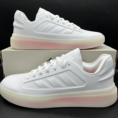 #ad Adidas ZNTASY Low Mens Tennis Sneaker Shoes White GZ2294 NEW Multi Sz