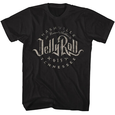 #ad JELLYROLL Nashville Tennessee 615 Short SleeveT Shirt LARGE XL amp; 2XL FREESHIP