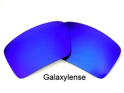 #ad Galaxy Replacement Lenses For Oakley Big Taco Sunglasses Blue Color Polarized