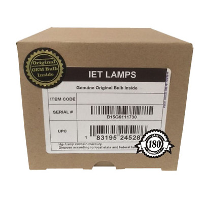 #ad PLUS U6 112 Projector Lamp with OEM Original Phoenix bulb inside LU6180 000 049