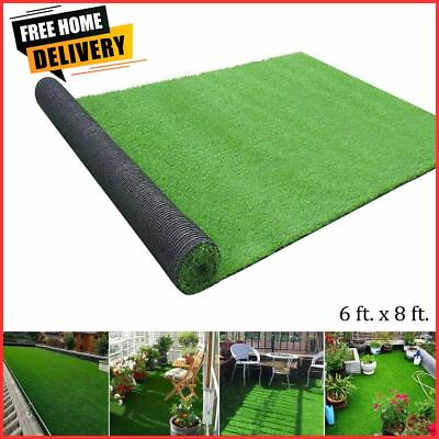 #ad New Green Artificial Grass Rug 6 Ft. X 8 Ft. Patio Deck Indoor Outdoor Landscape