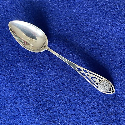 #ad Antique University of Illinois Chartered 1867 Sterling Silver Spoon