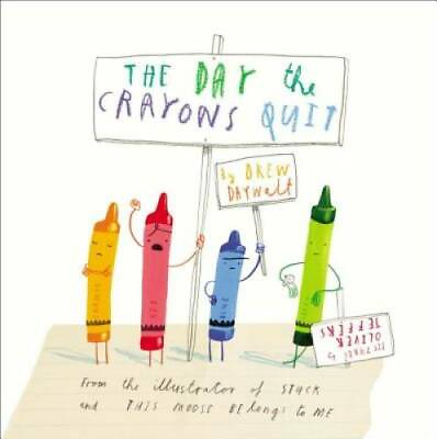 #ad The Day the Crayons Quit Hardcover By Daywalt Drew GOOD