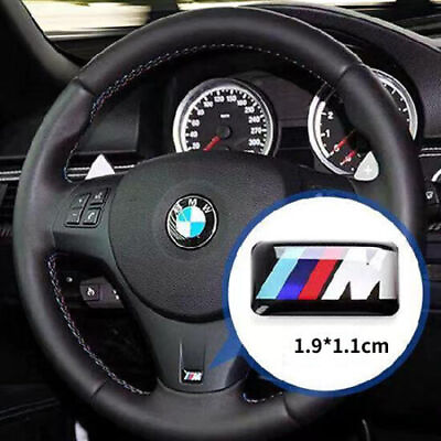 #ad 10 Pcs Set Fit For BMW M 3D Sticker Set Rims Wheels Badge Emblem 2023 New US