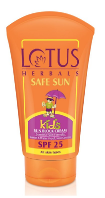 #ad Lotus Herbals Safe Sun Kids Sun Block Cream SPF 25 50g FREE SHIPING