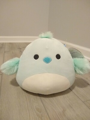 #ad New Squishmallow Cedric Blue Easter Chick Fuzzy Wings Kellytoy Authentic 8quot;