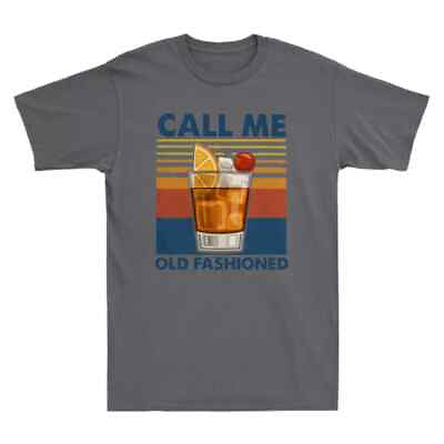 #ad SALE Cocktail Call Me Old Fashioned Whiskey T Shirt