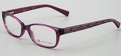 #ad Armani Exchange Eyeglass Frames Purple AX 3009 8066