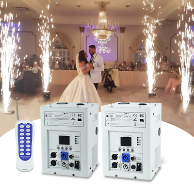 #ad 2PCS 750W Cold Spark Machine Wedding DJ Party Stage Effect Firework Machine