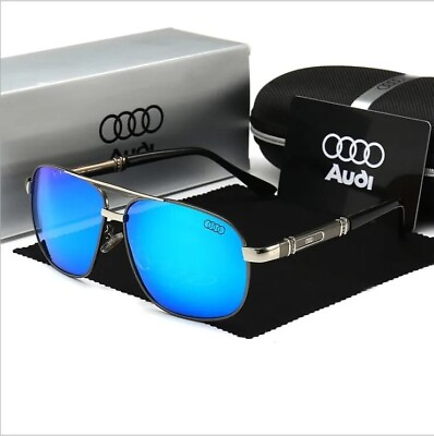 #ad Audi Luxury Sunglasses Metal Polarised Anti Glare UV400