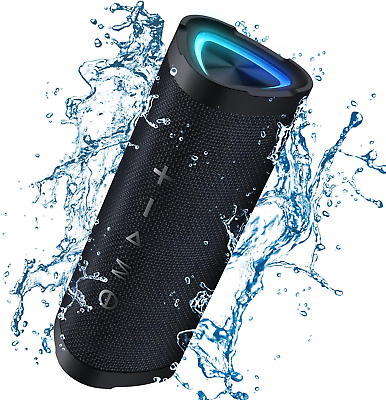 #ad Portable Bluetooth Speakers with 24W Stereo Sound 24H Playtime Waterproof