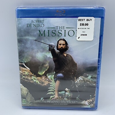 #ad The Mission 1986 Blu Ray 2010 Roland Joffé Robert De Niro Jeremy Irons NEW $16.95