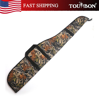 #ad TOURBON Airgun Rifle Cover Camouflage Gun Slip Bag Soft Case Gun Padded Carry US $31.19