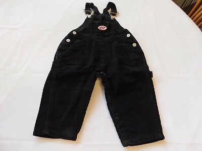 #ad In Design Kids Baby Boy#x27;s Pants Overalls Corduroy Black Size 18 Months Infant