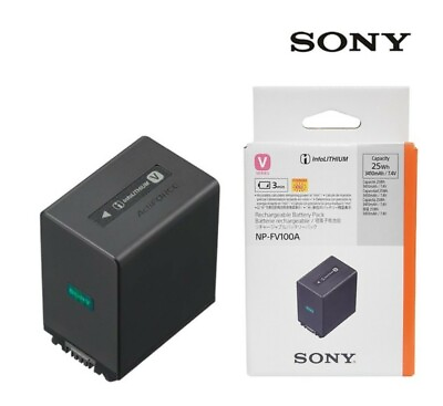 #ad Sony Battery NP FV100A 7.4V 3410mAh V Series BC QM1 AC QCV10 for FDR AXP35 CX900