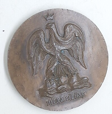 #ad France 1978 City of Nice Bronze Medal Nicaea Ribitas