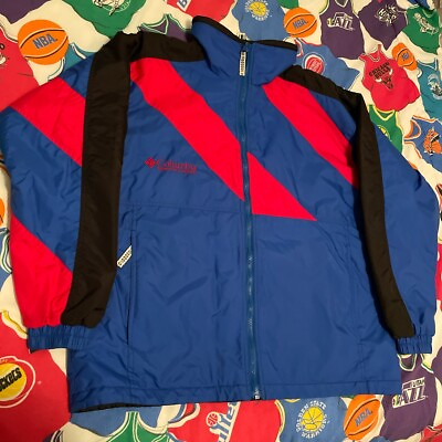#ad Vintage RARE Columbia Colorful Winter Outerwear Heavy Ski Puffer Jacket