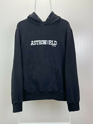 #ad AUTHENTIC Travis Scott Astroworld Tour Merch Wish You Where Here Hoodie Size L