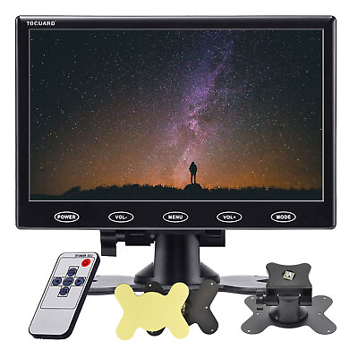 #ad Mini 7quot;HD Portable LCD Monitor Screen Built in AV VGA HDMI Speaker For PC Camera $65.99