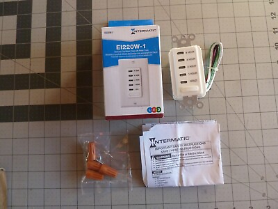 #ad Intermatic El220W 1 Electronic Coutdown Timer with Presets 1 2 4 8 Hour White