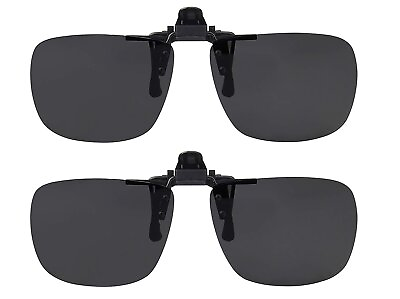 #ad Clip On Sunglasses Flip Up Polarized Sunglasses Clip onto Eyeglasses Good for...