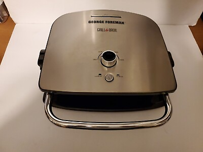 #ad George Foreman Grill And Broil GBR5740SSQ East To Use And Clean
