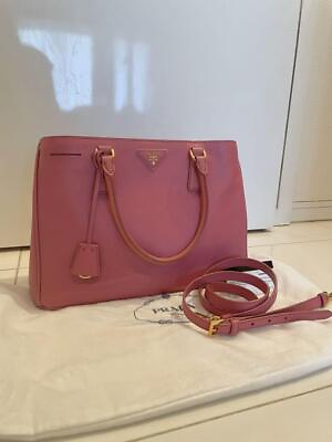 #ad PRADA Saffiano handbag pink