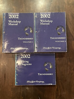 #ad 2002 Ford Thunderbird Workshop Service Manuals Volume 1 amp; 2 Wiring Manual