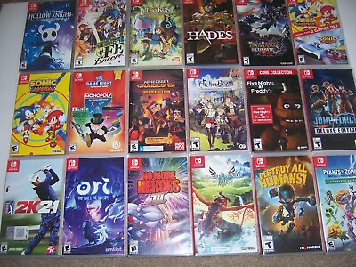 #ad Nintendo Switch Authentic Original OEM Replacement Case Box **OVER 150 TITLES**