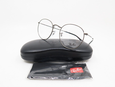 #ad Ray Ban RB 3447V 2620 53mm Round Metal Matte Gunmetal New Eyeglasses.