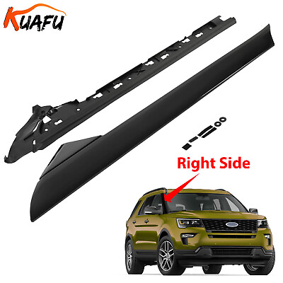 #ad Right Side Windshield A Pillar Molding Trim InnerOuter For Ford Explorer 11 19
