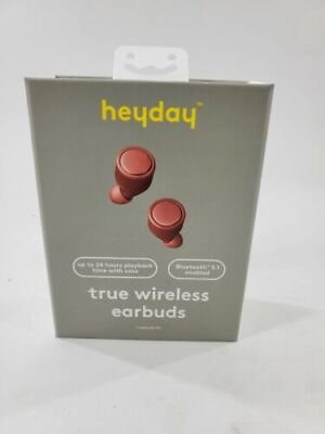 #ad Heyday True Wireless earbuds new buetooth 5.1 warm red